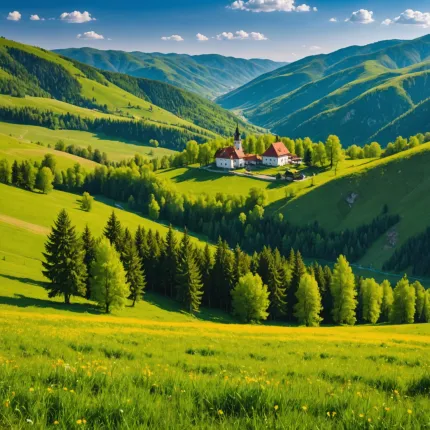 Imaginar Cultural al Peisajelor de Primăvară: Peisaje care Sărbătoresc Frumusețea Sezonieră a României
